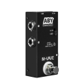 ABY Channel Electric Guitar Pedal Instrument Universal 2-Way Line Selection for Instruments Amplifiers Cabinets Effects. 