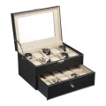 Luxury 24-slot Watch Box Display Case. 