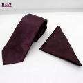 Wedding Tie Handkerchief Men's Necktie & Pocket Square Set.