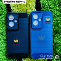 Symphony Helio 40 Back Case For Soft Premium Longlasting Usable Carbon Fiber Back Cover Symphony Helio 40 / Helio 40 Back Case Soft Premium Luxury Case. 