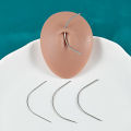 Precision Curved Body Piercing Needles Sterilized Surgical Stainless Steel Body Piercing Needles 20G/18G/16G/14G Choosable. 