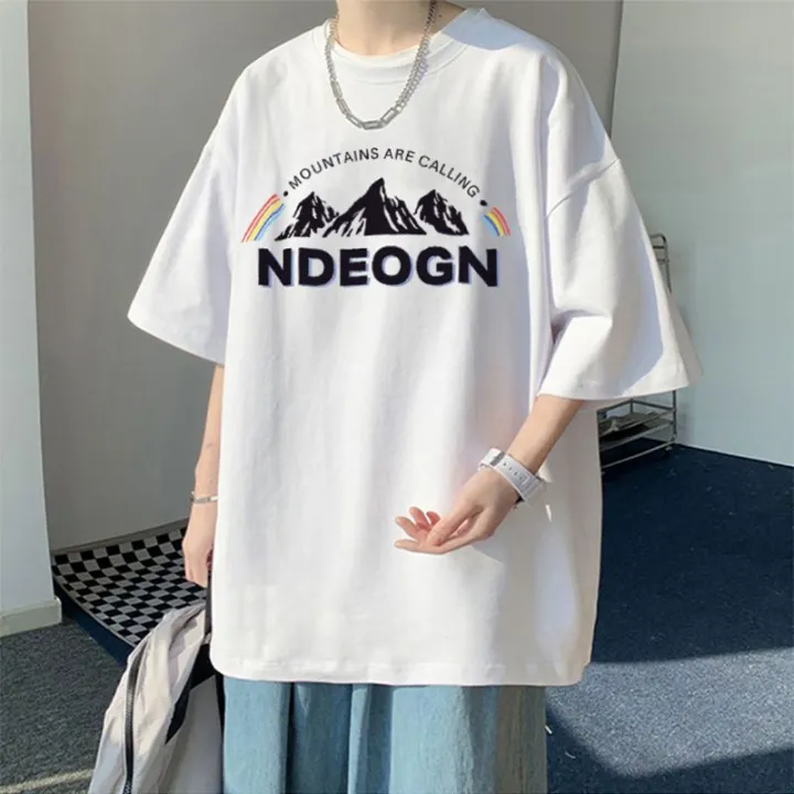 Short%20SleeveTT-shirt%20Men%20plus-Sized%20XL%20Mens%20Summer%20Fashion%20Cropped%20Sleeve%20Hong%20Kong%20Style%20LooseinsCouple%20Clothes%20T-shirt%20-%20Image%204