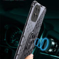 For Redmi Note 13 Pro Plus case Clear Rugged Honeycomb Design Silicone Armor Shockproof Kickstand Holder For Redmi Note 13 Pro Back Cover Phone Cases. 
