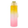 Gradient Sports Water Bottle Large Capacity Outdoor Drinking Travel Gym Fitness Jugs Student Portable Cup With Straw Leak-proof.