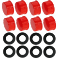 Gas Can Coarse Thread Cap Gas Can Cap Coarse Thread Solid Transportation Gas Can Caps Replacement 8Packs. 