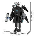 MOOXI Skibidi Toilet Set MOC Bricks Game Super Titan Corps Vs Monitor Man Action Figures Building Blocks Boy Toys Birthday Gifts.