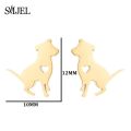 Small Cute Chihuahua Dog Earrings Stud for Women Kids Everyday Jewelry Fashion Dachshunds Dog Paw Earings Animal Oorbellen. 