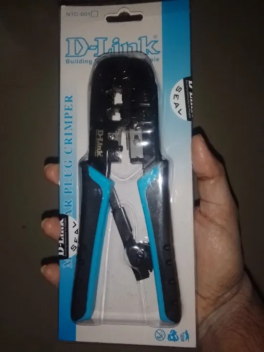 D-%20Link%20Network%20Lan%20Cable%20Crimper,%20Modular%20Network%20Crimping%20Tool%20-%20Rj45/Rj12/Rj11%20-%20Cutter/Stripper-%20Black%20-%20Tools%20-%20Image%202