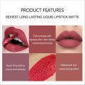 HANDAIYAN 6 Colors Long Lasting Velvet Lips Tint Liquid Lipsticks Waterproof Non-Stick Cup Lipgloss Gift Set (A). 