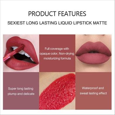 HANDAIYAN%206%20Colors%20Long%20Lasting%20Velvet%20Lips%20Tint%20Liquid%20Lipsticks%20Waterproof%20Non-Stick%20Cup%20Lipgloss%20Gift%20Set%20(A)%20-%20Image%205
