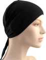 Cotton Hijab Inner Cap for Women - Black. 