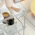 Acrylic Transparent Desktop Storage Box Office Storage Rack Foldable Heightening Rack. 