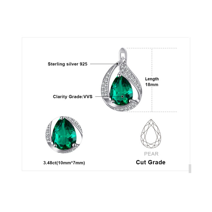 JewelryPalace%20Green%20Simulated%20Nano%20Emerald%20925%20Sterling%20Silver%20Hoop%20Clip%20Earrings%20for%20Women%20Jewelry%20-%20Image%205