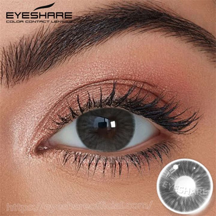 Eyeshare MELBOURNE-BLACK color contact lens with regular kit box