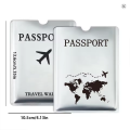 1 Pcs Aluminum foil passport protective case, anti-magnetic and Anti-Theft RFID PROTECTED.