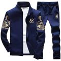 AR Blue Stylish Jacket with pant For Man.