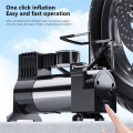 Portable Electric Tire Inflator Pump: Multifunction Vehicle Air Pump with 12V Compressor for Small Vehicles Easy to Use. 