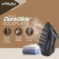 Bajaj MX 45 Steam Aluminium Soleplate Iron | 2000 Watts Power For Faster Ironing | Non Stick German Coated Technology | 220 Ml Water Tank Capacity | 2-Yr Warranty 【Black & Grey】.