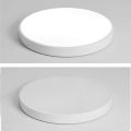LED Ceiling Light Round Ultra Slim 24 W Diameter 30 x 4 cm Warm White 3000 K Lamp for Living Room Bedroom Office Kitchen Office (White).