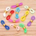 50Pcs Eye Glasses Spectacle Chain Strap Holder Loop Ends White.