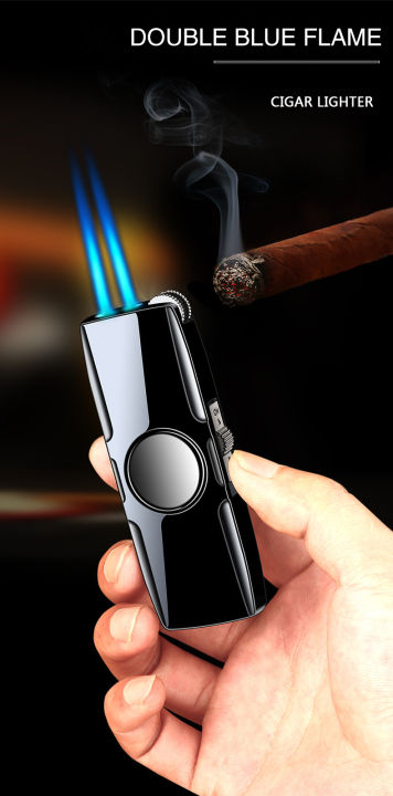Fidget%20Spinner%20Lighter%20Cool%20Lighter%20Windproof%20Blue%20Flame%20Nozzles%20Turbo%20Torch%20Jet%20Lighter%20Gas%20Butane%20Cigar%20Cigarete%20Spray%20-%20Image%202