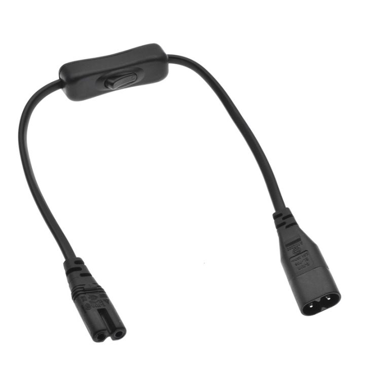 Power%20Extension%20Cord,%20Iec320%20C7%20to%20C8%20Power%20Adapter%20Extension%20Cord%20with%20Switch%20Control%20with%20"8"%20Interface(null)%20-%20Image%207