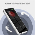 【FUPANG】Bluetooth MP3 MP4 Player HiFi Music Player Card,with FM Clock Pedometer E-Book Built-in Speaker-Silver.