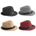 Floral Summer Straw Hat: Short Brim Fedora for Men and Women - Cuban Sun Panama Style.