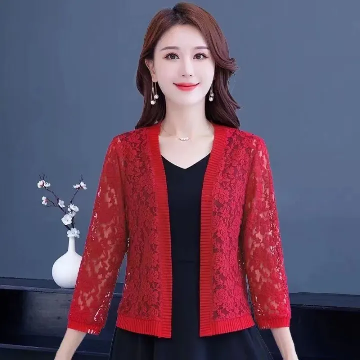 %E3%80%90Popular%20Shawl%E3%80%912023New%20Lace%20Cappa%20Coat%20Sun%20Protection%20Clothing%20Short%20Small%20Coat%20Summer%20All-Matching%20-%20Image%204
