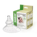 2 Piece silicone Nipple Shield with Carrying Boxes Breastfeeding Nipple.