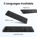 UGREEN Mice and Keyboard Wireless Bluetooth & 2.4GHz Keycaps for Laptop MacBook iPad PC Tablet Bluetooth Keyboard.