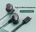 Mobilife Type-C Wired Headphone, Semi-In-Ear Earphone with HD Microphone.