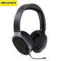 AWEI A799BL Foldable Gaming Wireless Headphone Over-Ear Gaming Headset with Mic.