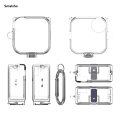 For CMF Buds Pro 2 TPU Transparent Cover Waterproof Protective Case Wireless Earphone Shockproof Protector Cover Sleeve.