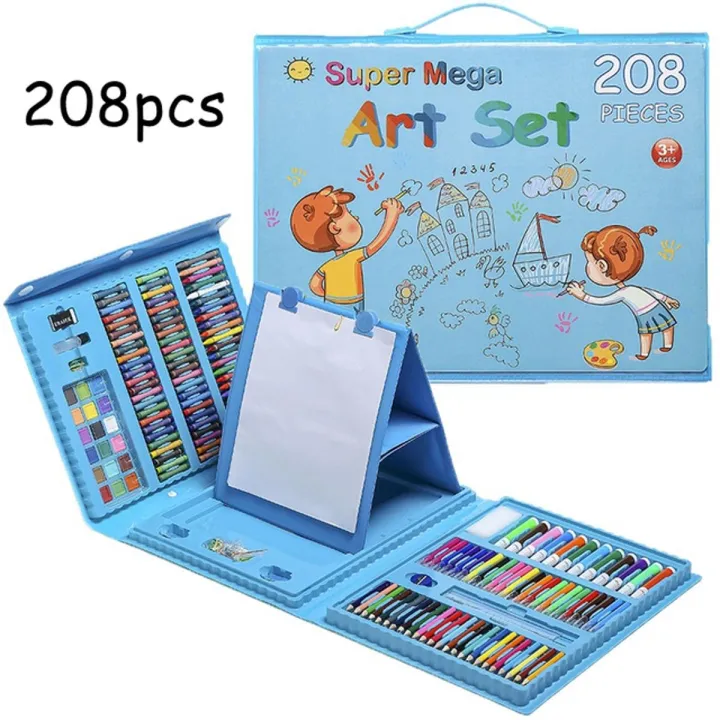 Super%20Mega%20208-Piece%20Kids%20Art%20Set%20with%20Paints,%20Crayons,%20Markers%20-%20High-Quality%20Art%20Supplies%20for%20Drawing%20and%20Painting%20-%20Image%204