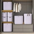 1pc Large Capacity Clothes Storage Bag,Four colors,Foldable Dustproof Bag,Handle Folding,Clothes,Blankets,Toys Storage.