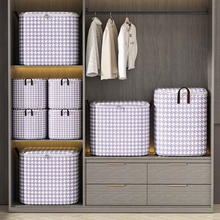 1pc%20Large%20Capacity%20Clothes%20Storage%20Bag,Four%20colors,Foldable%20Dustproof%20Bag,Handle%20Folding,Clothes,Blankets,Toys%20Storage%20-%20Image%205