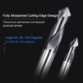 Spot Drill 60 90 120 Degrees 0.5-20mm Chamfer Mill Stub Start Location Center Bit CNC Router Bit Milling Cutter Carbide End Mill.