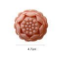 Cookie Stamps Moon Cake Molds with 4 Different Flower Patterns for Baking Moon Cakes Cookies. 