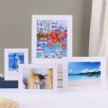 Paper Photo Frame Minimalist Home Decor White Photo Frame. 