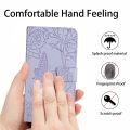 For Xiaomi Poco M5 4G/5G/M4 5G HT03 Skin Feel Butterfly Embossed Flip Leather Phone Case. 