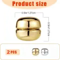 Hijab Magnet  Set (2pcs) | No-Pin Scarf Clip | Strong Round Magnetic Holder. 