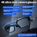 Video Smart Glasses Camera 4K Ultra Photo Bluetooth Call Play Music&Calling Sunglasses For Outdoor Sports And Business Recording.
