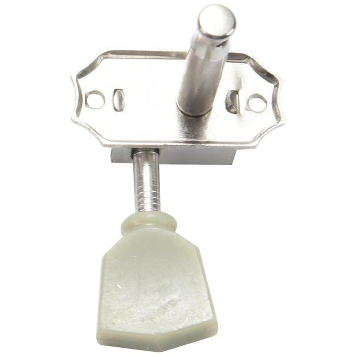 NAMUNY 1 Set 12 Pcs Jade Green Retro Trapezoid Button Locked String Tuning Pegs Key Tuner Machine Head for Guitar Lock