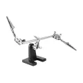 2X Third Hand Soldering Iron Stand Clamp Helping Hands Clip Tool PCB Holder al Circuits Hobby. 