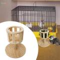 Bunny Hay Manger Chinchilla Food Feeding Manger Wooden Rabbit Hay Feeder.