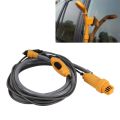DC 12V Taking Shower Washing Car Washing Dish Water Power Adjustable Automobile Shower Set with 2m Plastic Hose.