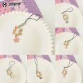 Star Moon Cat Phone Rope Keychain Women Phone Pendant Cartoon Charms Chain For Keys Bags Accessories Ins Korea Handmade DIY Case.