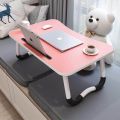 Portable Laptop Desk Foldable Study Table Laptop Holder Notebook Table With Folding Legs Used on Bed. 