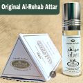 AL Rehab Silver Attar for Men Long Lasting Roll On Perfume Oil Ator - 6ml. 